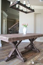 Restoration Hardware Inspired Dining Table For 110 Diy Dining Farmhouse Dining Diy Kitchen Table