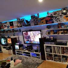 50 Video Game Room Ideas To Maximize Your Gaming Experience Retro Games Room Video Game Room Game Room