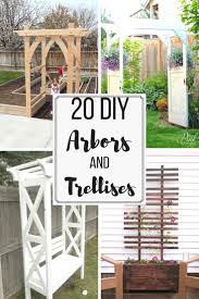 With the added trellising, you can also grow your favourite creeper. 21 Diy Arbor And Trellis Ideas For Your Garden Diy Arbor Diy Garden Patio Diy Arbour