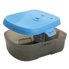 Smart cat water fountain,honeyguaridan automatic pet fountain dual power design cat&dog water dispenser, 84oz/2.5l automatic drinking other cordless alternatives for cat water fountains. Dog H2o Dh025 Cordless Battery Operated Pet Water Fountain Cool Blue Translucent Black