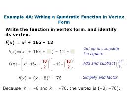 Check spelling or type a new query. Completing Square Of A Quadratic Function Warm Up