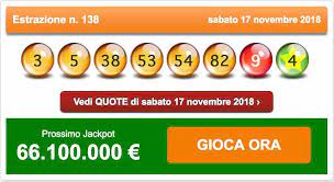 Basta collegarsi alla piattaforma di gioco sisal.it e in pochi click è possibile partecipare all'estrazione del lotto in programma. Edinichen Drzha Se Sok Ultima Estrazione Lotto E Superenalotto Amazon Altrefrontiere Org