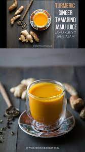 Turmeric Ginger Tamarind Juice Indonesian Jamu Kunyit Jahe Asam Video Tamarind Juice Healthy Drinks Tamarind