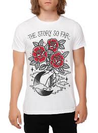 The Story So Far Rose Tattoo Slim Fit T Shirt Hot Topic Tattoo T Shirts Shirts Cool T Shirts