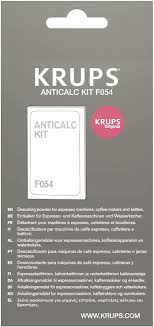 If the red indicator light just came on warning you that it's time to descale the coffee pot, you may be unsure of what product or method to use. Krups F054 Descaling Powder For Kettles Coffee And Espresso Makers Fully Auto Machines Ea8442 And Ea8250 Coffee Machine And Espresso Machine Cleaning Products Kitchen Dining Amazon Com