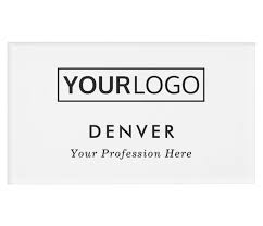 Add Your Own Logo Name And Title Name Tag Zazzle Com Name Tags Modern Names Custom Logos