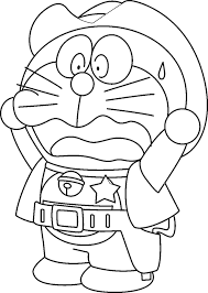 This coloring page features a picture of happy doraemon to color. Doraemon Coloring Pages Best Coloring Pages For Kids