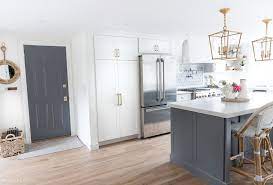 Charcoal and slate are synonymous, and they have mutual synonyms. Our Garage Entryway Makeover Driven By Decor Grey Kitchen Island Slate Kitchen Garage Entryway
