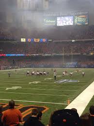 Mercedes Benz Superdome Section 124 Home Of New Orleans Saints