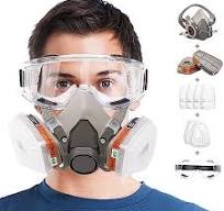 Respirator Mask Reusable Half Face Cover Gas Mask, with ...