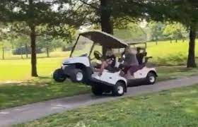 Golf cart speed controllers are a main componant of your golf cart. Golfers Do A Wheelie In Golf Cart Before Tipping It Over Golfmagic