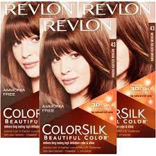 3 Pack Revlon Colorsilk Beautiful Color Permanent Hair Color Medium Golden Brown 43 Walmart Com In 2021 Hair Color Permanent Hair Color Medium Hair Color