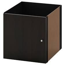 Kallax Einsatz Mit Tur Schwarzbraun Ikea Deutschland Kallax Kallax Shelving Unit Kallax Ikea