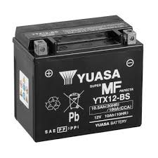 Motorcycle Battery Yuasa Ytx12 Bs 10ah