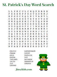 Patrick's day puzzles are (almost) as fun as a pot of gold! St Patricks Day Word Search Puzzle St Patrick S Day Words St Patrick S Day Games St Patrick