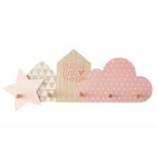 5 Hook Coat Rack Maisons Du Monde Perchero De Madera Percheros Para Ninos Decoracion Para Ninos