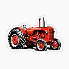 Retrouvez le monde fascinant de la ferme spécialement pour votre déco. Stickers Sur Le Theme Tracteur Redbubble
