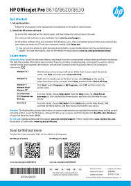 Hp officejet pro 8610 printer series full feature software and drivers. Hp Officejet Pro 8610 8620 8630 Manualzz