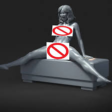 3D 인쇄 NSFW 미니어처 피규어 송진 모델, 섹스 피규어, 조립되지 않은 및 도색되지 않은 키트 모델 장난감, 120mm,  100mm, 75mm, 50mm  액션 & 장난감 피규어 1