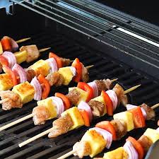 Ready To Be Obsessed With These Grilled Pineapple And Jerk Chicken Kebabs Skewer This Jerk Chicken Up With S Chicken Kebabs Kebab Recipes Clean Dinner Recipes