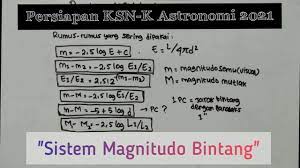 Secara makroskopi kita dapat melihat keadaan lingkungan disekitar bintang dan secara mikroskopi kita dapat melihat dari elektron pada atom di bintang yang sedang kita tinjau. Persiapan Ksn K Astronomi 2021 Materi Sistem Magnitudo Bintang Youtube