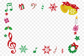 Christmas Candy Cane Border Merry christmas lettering hand writing with hat santa and candy canes. christmas candy cane border