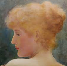 Frank Markham Skipworth Portrait of a Beautiful Woman -Oil painting c.1900