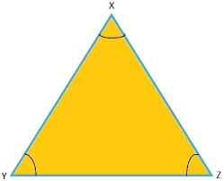 An isosceles triangle is a triangle with (at least) two equal sides. Three Angles Of An Equilateral Triangle Are Equal Axis Of Symmetry