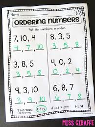 Freeschool is great for kids! Ordering Numbers To 10 Worksheet And So Many Other Great Number Order Activities And Workshe Teaching First Grade First Grade Activities First Grade Curriculum
