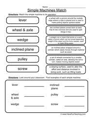 Resources Worksheets Simple Machines Have Fun Teaching Simple Machines Activities