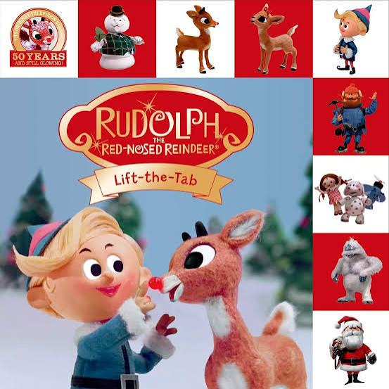 Lift-the-Tab: Rudolph the Red-Nosed Reindeer - Priddy Books