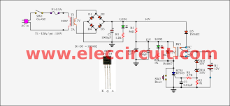 A simple battery charger based on scr is shown here.here the scr rectifies the ac mains voltage to charge the battery.when the battery when the battery is completely charged the base of q1 gets the forward bias signal through the voltage divider circuit made of r3,r4,r5 and d2.this turns the. Automatic Battery Charger Circuit Projects Eleccircuit Com Automatic Battery Charger Battery Charger Circuit Circuit Diagram