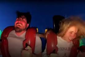 Oops surprise show mechanical bull hilarious kilgore9012 funny sexy. Cheerleading Coach Loses Tooth On 300ft High Slingshot Ride Watch Hilarious Video