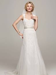 Cap Sleeve Lace Wedding Dress With Keyhole Back David S Bridal Davids Bridal Wedding Dresses Bridal Gowns Wedding Dresses