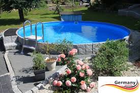 Rundpool Einbaubecken Pool Im Garten Poolgestaltung Pool