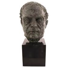 Edd Hayes Bronze Bust of a Man at 1stDibs