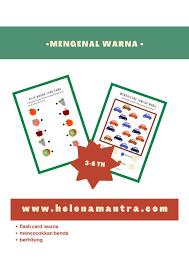 Belajar Mengenal Warna Untuk Anak Tk Printable Gratis Helenamantra
