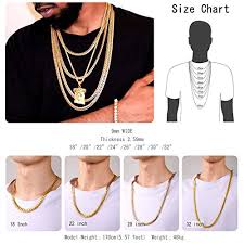 U7 Men Women 18k Gold Plated Chain 18kgp Stamp Fashion Jewelry Boys 6mm Wide Unique Snake Chain Necklace 18 Inch