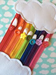 Rainbow Zipper Quiet Book Page Quiet Book Patterns Diy Quiet Books Quiet Book Templates