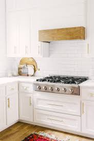 Modern farmhouse white kitchen cabinets. Dallas Artist Rustic Meets Modern Home Tour Farmhouse Living Kitchen Design Rustic Modern Modern Farmhouse Kitchens Farmhouse Style Kitchen