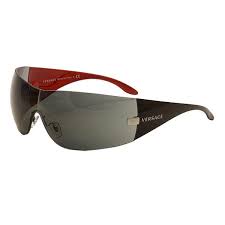 Black And Gold Versace Sunglasses Versace Mod 2054 Wrap Shield Sunglasses 1001 87 Black Red Grey Made In Italy Shield Sunglasses Black Aviator Sunglasses Sunglasses Sale