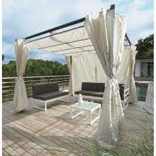 mobilier de jardin pas cher gifi tonnelle pergola tonelle jardin tonnelle