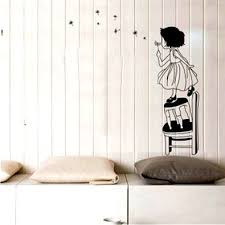 Girl Wall Sticker Girls Wall Stickers Wall Paneling Diy Modern Kids Room