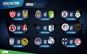 Un solo argentino en los cuartos de final Liga Mx Horarios Y Donde Ver En Vivo La Jornada 1 Del Guard1anes 2020