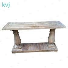 Reclaimed elm wood console table product information technical details. China Kvj 7428 Rustic Washwhite Reclaimed Elm Kd Vintage Antique Console Table China Reclaimed Elm Furniture Reclaimed Console Table