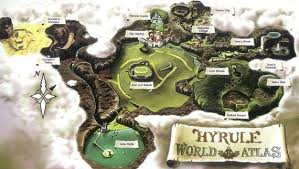42 X 24 Huge Hyrule Zelda Ocarina Of Time World Map By Packmania 29 99 Ocarina Of Time Map Legend Of Zelda Ocarina Of Time