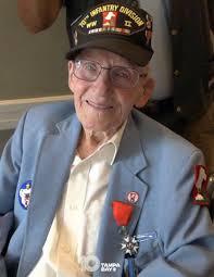 John Boulton, a 95-year-old war veteran, has been awarded a prestigious  medal for his efforts in liberating France during the Second World War.  John was one of the many soldiers who landed