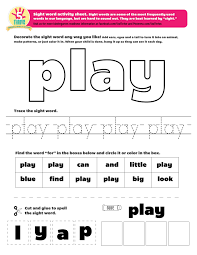 Pin On Sight Word Printables And More