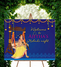 Mehndi Sign Mehendi Welcome Sign Maiyan And Choora Sign Maiya Etsy In 2020 Wedding Ceremony Signs Hindu Wedding Ceremony Ceremony Signs