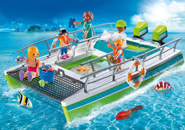 Playmobil 9233 Barca A Fondo Trasparente Con Motore Subacqueo Negozio Vendiloshop Playmobil Subacqueo Barche